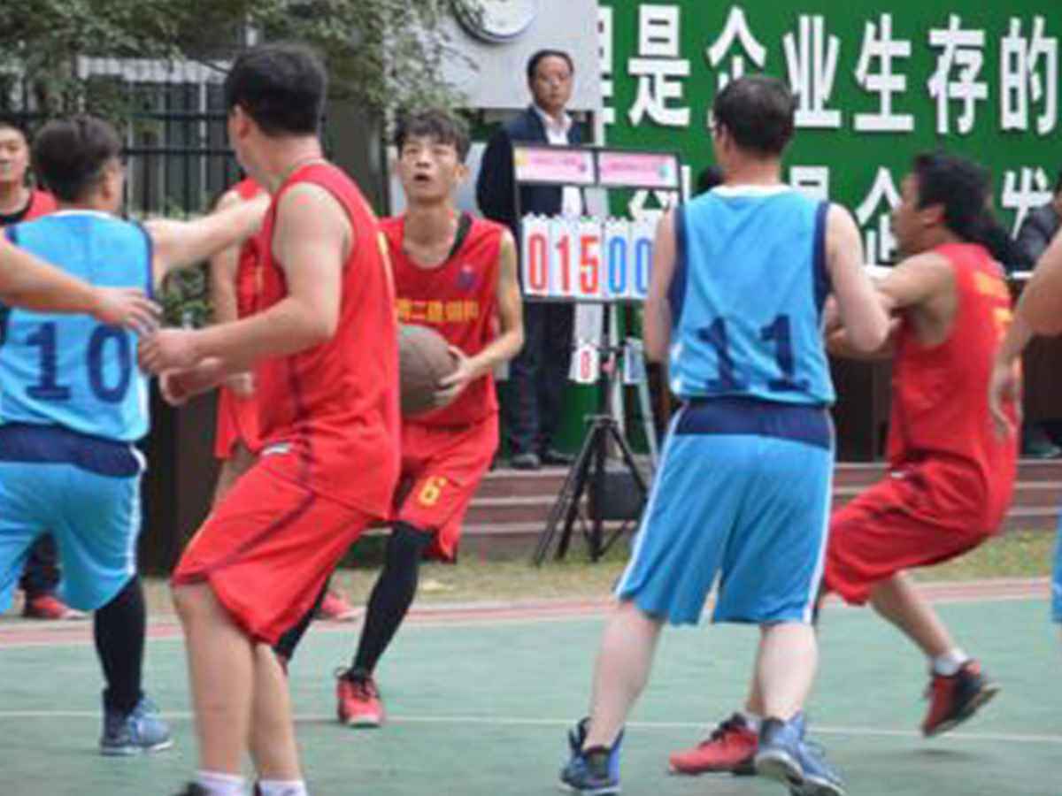 参加苏州高昂维保服务有限公司“奋进杯”男子篮球赛